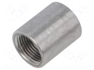Splice terminal: muff; long,round,female-female; max.10.5bar GEBO