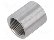 Splice terminal: muff; long,round,female-female; max.10.5bar GEBO