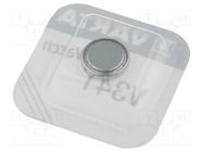 Battery: silver; coin,V341; 1.55V; 15mAh; non-rechargeable; 1pcs. VARTA