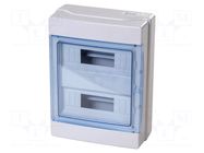 Enclosure: for modular components; IP65; light grey PAWBOL