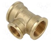 Splice terminal: tee fitting; reductive,female-female-female GEBO