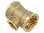 Splice terminal: tee fitting; reductive,female-female-female GEBO