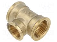 Splice terminal: tee fitting; reductive,female-female-female GEBO
