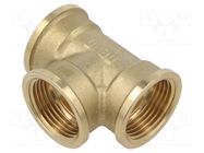 Splice terminal: tee fitting; female-female-female; BR GEBO