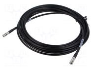 Cable; 5m; Micro BNC male,both sides; shielded; black; straight 3M
