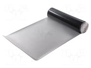 Mat: bench; ESD; grey; L: 10m; Width: 0.7m; Thick: 2mm; rubber; 130°C RT WORK