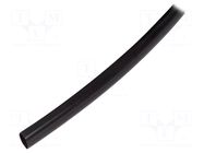 Heat shrink sleeve; glueless; 4: 1; 8mm; black; polyolefine; reel RADPOL