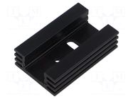 Heatsink: extruded; U; TO220; black; L: 50mm; W: 32mm; H: 14mm; 8.5K/W FISCHER ELEKTRONIK