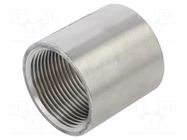 Splice terminal: muff; long,round,female-female; max.10.5bar GEBO