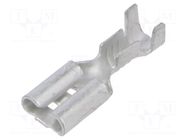 Terminal: flat; 4.8mm; 0.5mm; female; 0.5÷1.5mm2; crimped; straight TE Connectivity