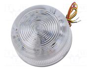 Signaller: lighting; flashing light; white; Flashguard; 11÷35VDC KLAXON SIGNALS