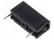 Connector: 4mm banana; socket; 16A; 30VAC; 60VDC; black; tinned HIRSCHMANN T&M