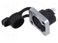 Connector: XLR; socket; female; Z Series; 7.5A; 50V; PIN: 5; IP65 REAN