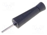 Tool: for  removal; terminals; 2.54mm TE Connectivity