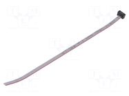 Ribbon cable with IDC connectors; IDC,wires; Tape ph: 0.64mm SAMTEC