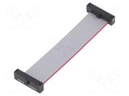 Ribbon cable with IDC connectors; IDC,both sides; 63.5mm; 2.5" SAMTEC