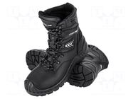Boots; Size: 42; black; leather; bad weather,slip LAHTI PRO