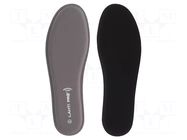 Inserts for shoes; Size: 43; foam; MEMORY FOAM; 10mm LAHTI PRO