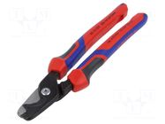 Cutters; cutting; with step cut; 232mm; Blade: about 56 HRC KNIPEX