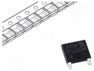 Bridge rectifier: single-phase; Urmax: 600V; If: 2A; Ifsm: 40A; ABS TAIWAN SEMICONDUCTOR