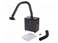 Fume extractor; 240m3/h; 230VAC; 160W; Dim: 465x250x480mm ATTEN