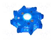 Lamp: warning; IP67; Pulsar Pro; emergency services; H: 24mm; blue NightSearcher