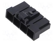 Connector: wire-wire/PCB; plug; female; PIN: 4; DF60; straight HIROSE
