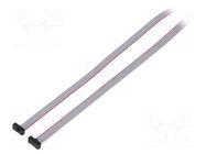 Ribbon cable with IDC connectors; IDC,both sides; 1003.3mm SAMTEC