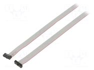 Ribbon cable with IDC connectors; IDC,both sides; 762mm; 30" SAMTEC
