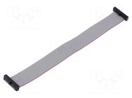 Ribbon cable with IDC connectors; IDC,both sides; 152.4mm; 6" SAMTEC