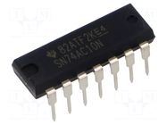 IC: digital; NAND; Ch: 3; IN: 3; CMOS; THT; DIP14; 2÷6VDC; -40÷85°C TEXAS INSTRUMENTS