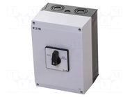 Switch: cam switch; Stabl.pos: 3; 100A; Netz-0-Notstrom; Poles: 4 EATON ELECTRIC