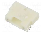 Connector: wire-board; tinned; SMT; SignalBee; PIN: 2; horizontal HIROSE