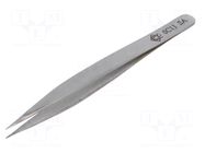 Tweezers; 110mm; for precision works; Blade tip shape: sharp PIERGIACOMI