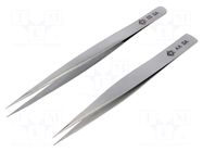 Tweezers-set; universal; 2pcs; Kit: PG-AA-SA,PG-SS-SA PIERGIACOMI