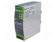 Power supply: switching; 120W; for DIN rail mounting; OUT: 1; KWR BREVE TUFVASSONS