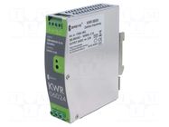 Power supply: switching; 60W; for DIN rail mounting; OUT: 1; KWR BREVE TUFVASSONS