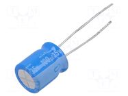Capacitor: electrolytic; THT; 100uF; 35VDC; Ø10x12.5mm; ±20%; 5000h NICHICON