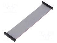 Ribbon cable with IDC connectors; IDC,both sides; 121.92mm SAMTEC