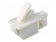 Switch: door; Pos: 2; SPST-NO; 0.5A/250VAC; white; on panel; D3D OMRON Electronic Components