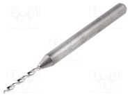 Drill bit; Ø: 1.2mm; carbon steel; PCB; 1/8" (3,175mm) BUNGARD