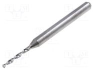 Drill bit; Ø: 1.3mm; carbon steel; PCB; 1/8" (3,175mm) BUNGARD