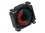Inductor: common mode; SMD; 880uH; ±35%; W: 12.7mm; 1.63A; H: 5.46mm PULSE
