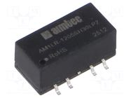 Converter: DC/DC; 1W; Uin: 11.4÷12.6VDC; Uout: 5VDC; Iin: 120mA; SMD AIMTEC