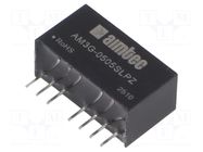 Converter: DC/DC; 3W; Uin: 4.5÷9VDC; Uout: 5VDC; Iin: 805mA; SIP8; THT AIMTEC