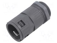 Straight terminal connector; Thread: metric,outside; IP68,IP69 LAPP