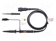 Probe: for oscilloscope; passive; 300MHz; Uin max: 600V; BNC plug UNI-T