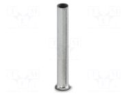 Tip: bootlace ferrule; non-insulated; copper; 1.5mm2; tinned; 15mm PHOENIX CONTACT