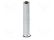 Tip: bootlace ferrule; non-insulated; copper; 4mm2; tinned; 18mm PHOENIX CONTACT