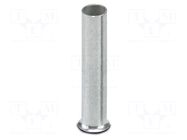 Tip: bootlace ferrule; non-insulated; copper; 2.5mm2; tinned; 12mm PHOENIX CONTACT